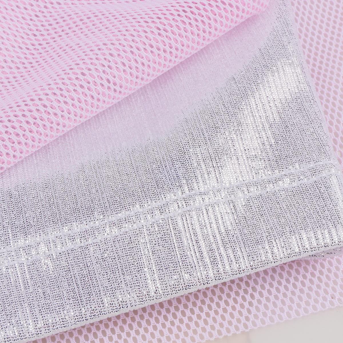 Saia de Tule Infantil Pampili Forro Metalizado Rosa - foto do forro com lurex metalizado
