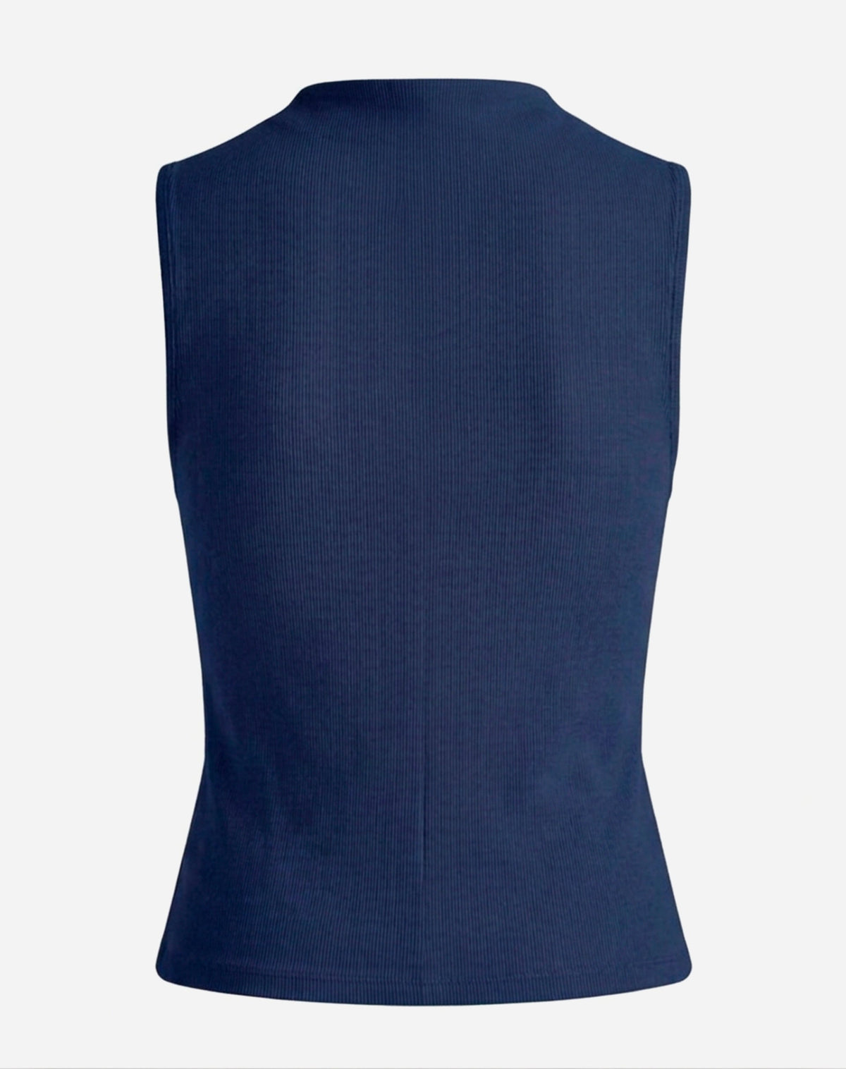 Blusa Gola Role de Malha - Azul