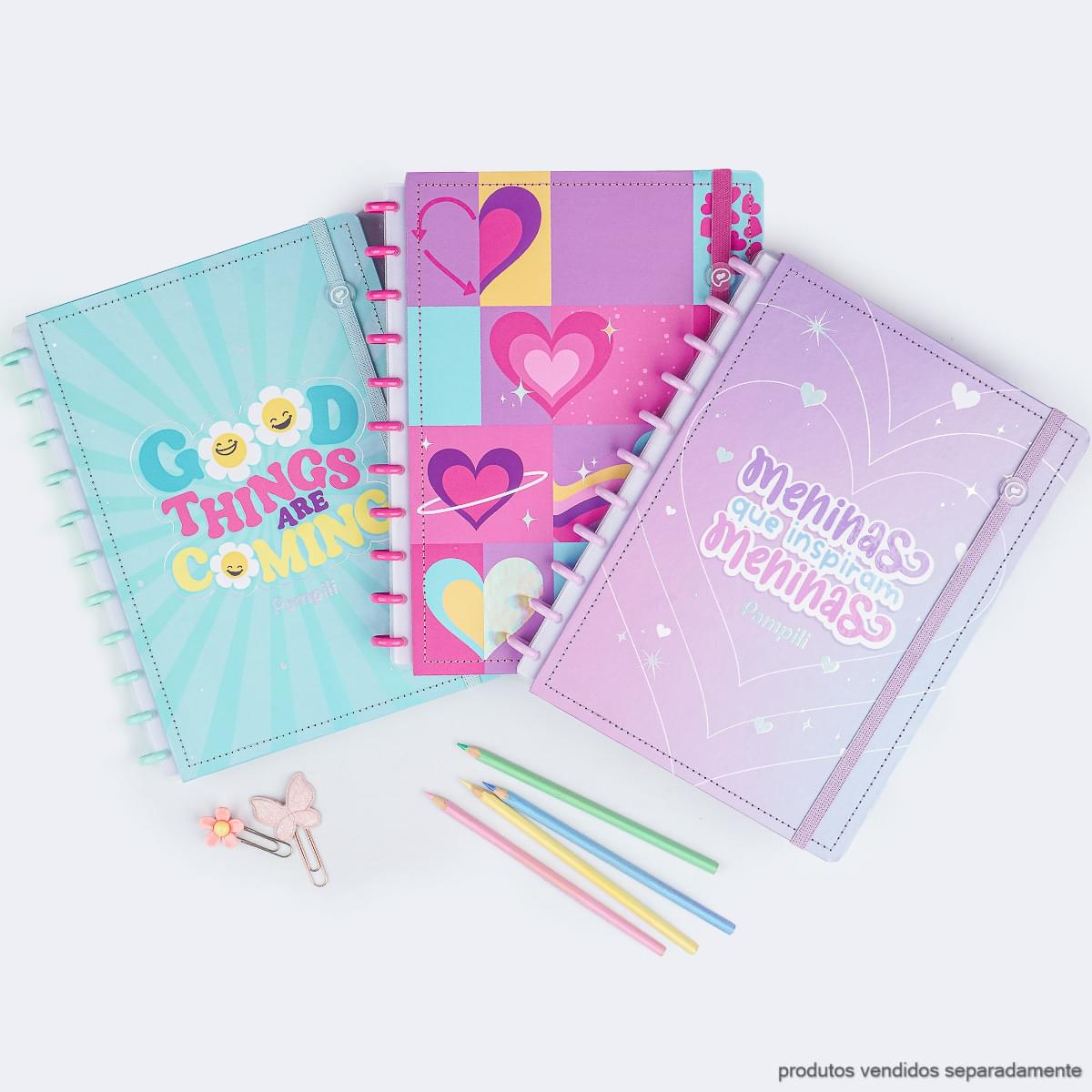 Caderno de Disco Inteligente Pampili Good Things Tiffany