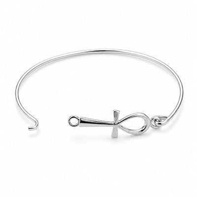 Bracelete de Prata Cruz Egípcia- 55214