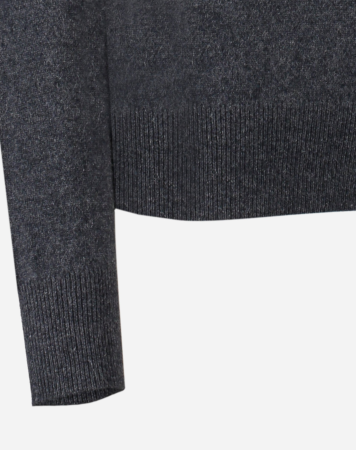 Suéter Cashmere Deluxe Gola Alta - Cinza Mescla Escuro