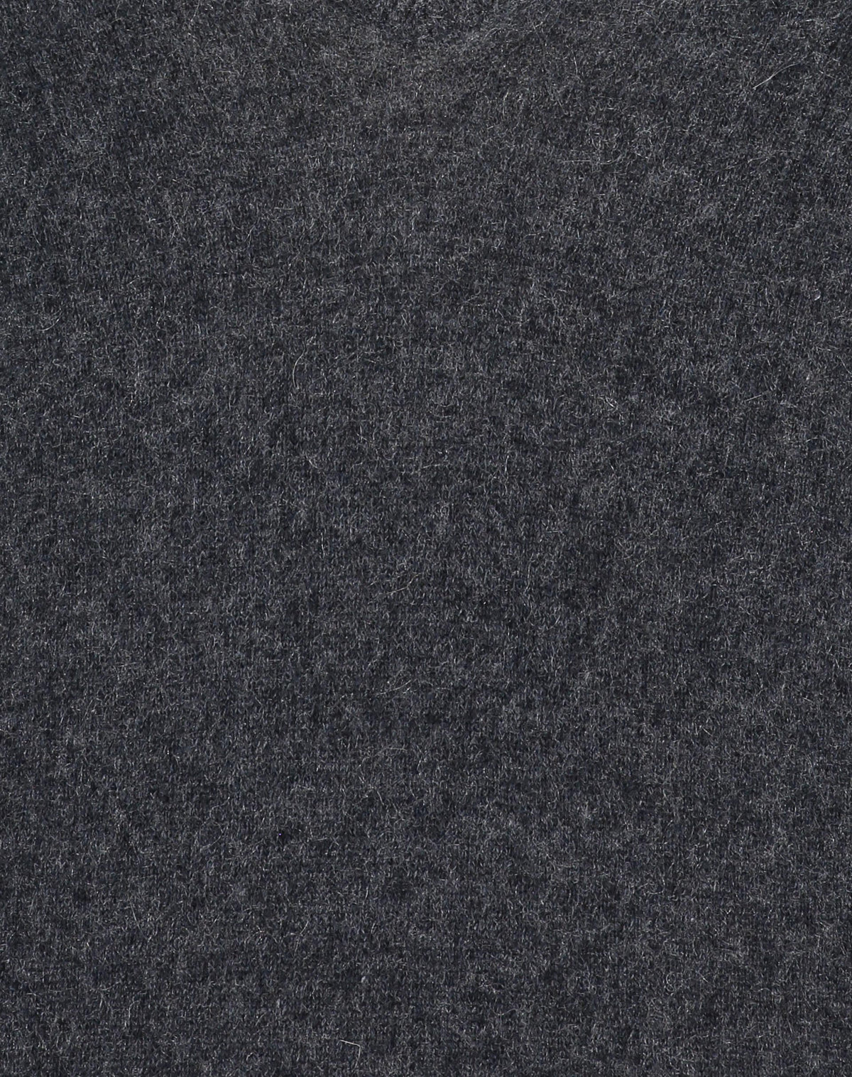 Suéter Cashmere Deluxe Gola V - Cinza Mescla Escuro