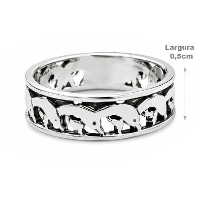 Anel de Prata Golfinho - 59466