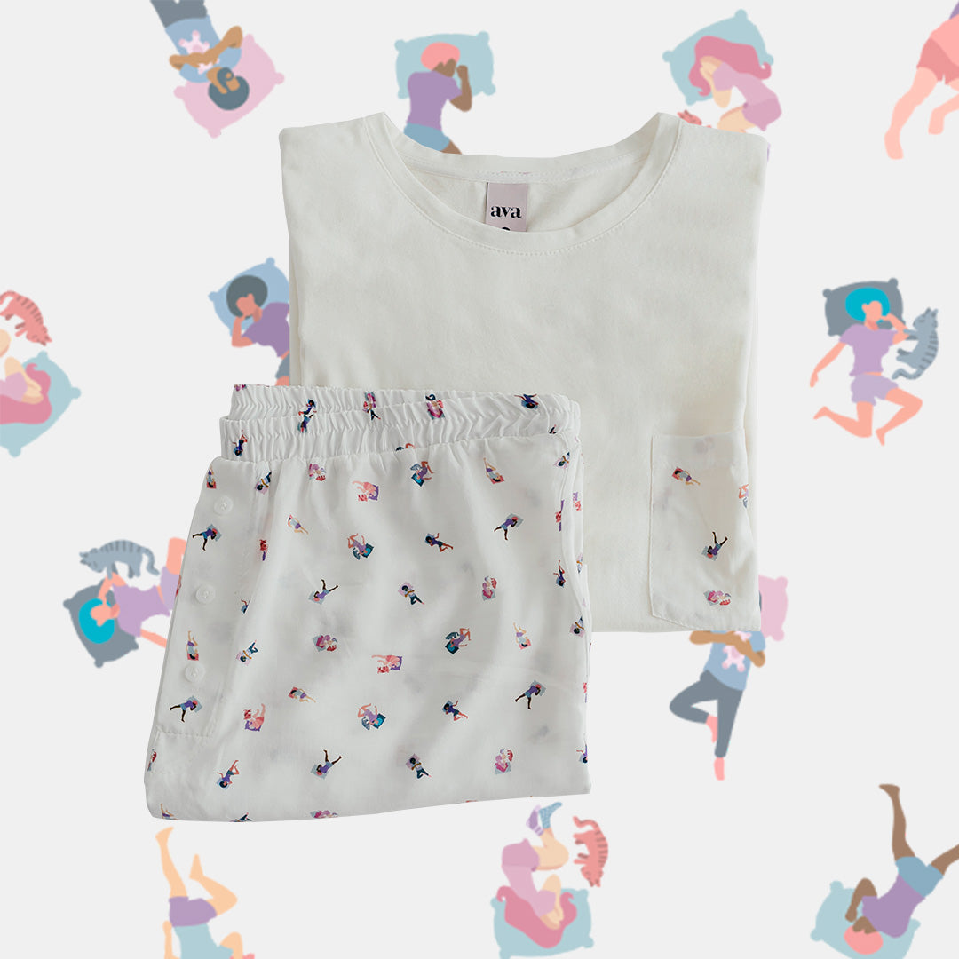 Pijama Mini People Masculino AVA + Zissou