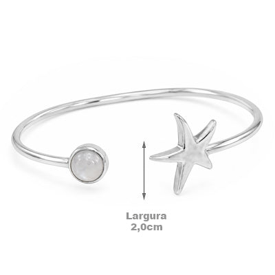 Bracelete de Prata Estrela - 60862