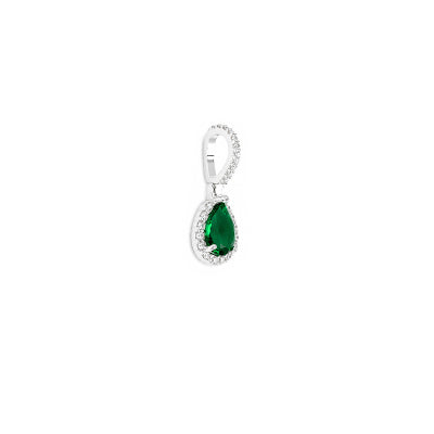 Pingente de Prata com Zircônia - 68319