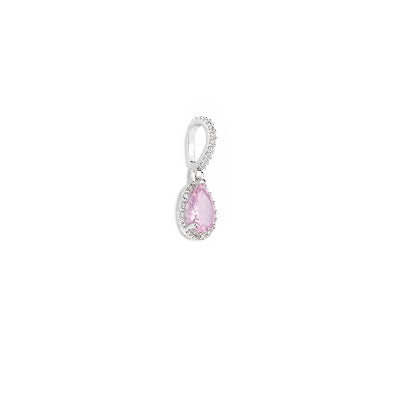 Pingente de Prata com Zircônia - 68320