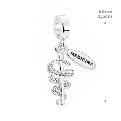 Berloque de Prata Medicina - 68335