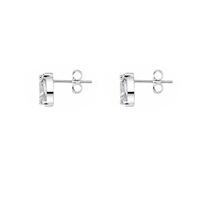 Brinco de Prata com Zircônia - 68340