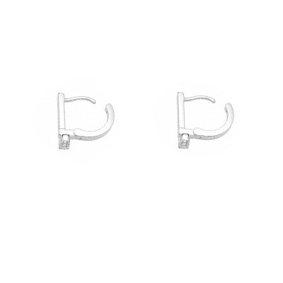 Argola de Prata com Zircônia - 68347