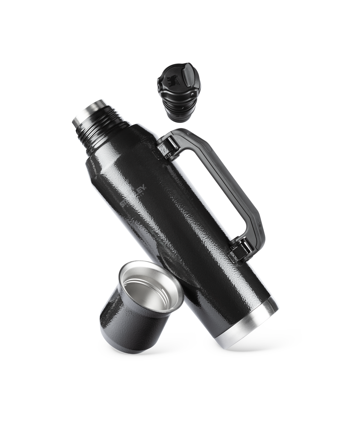 Garrafa Térmica Mate Hammertone Black | 1.6L