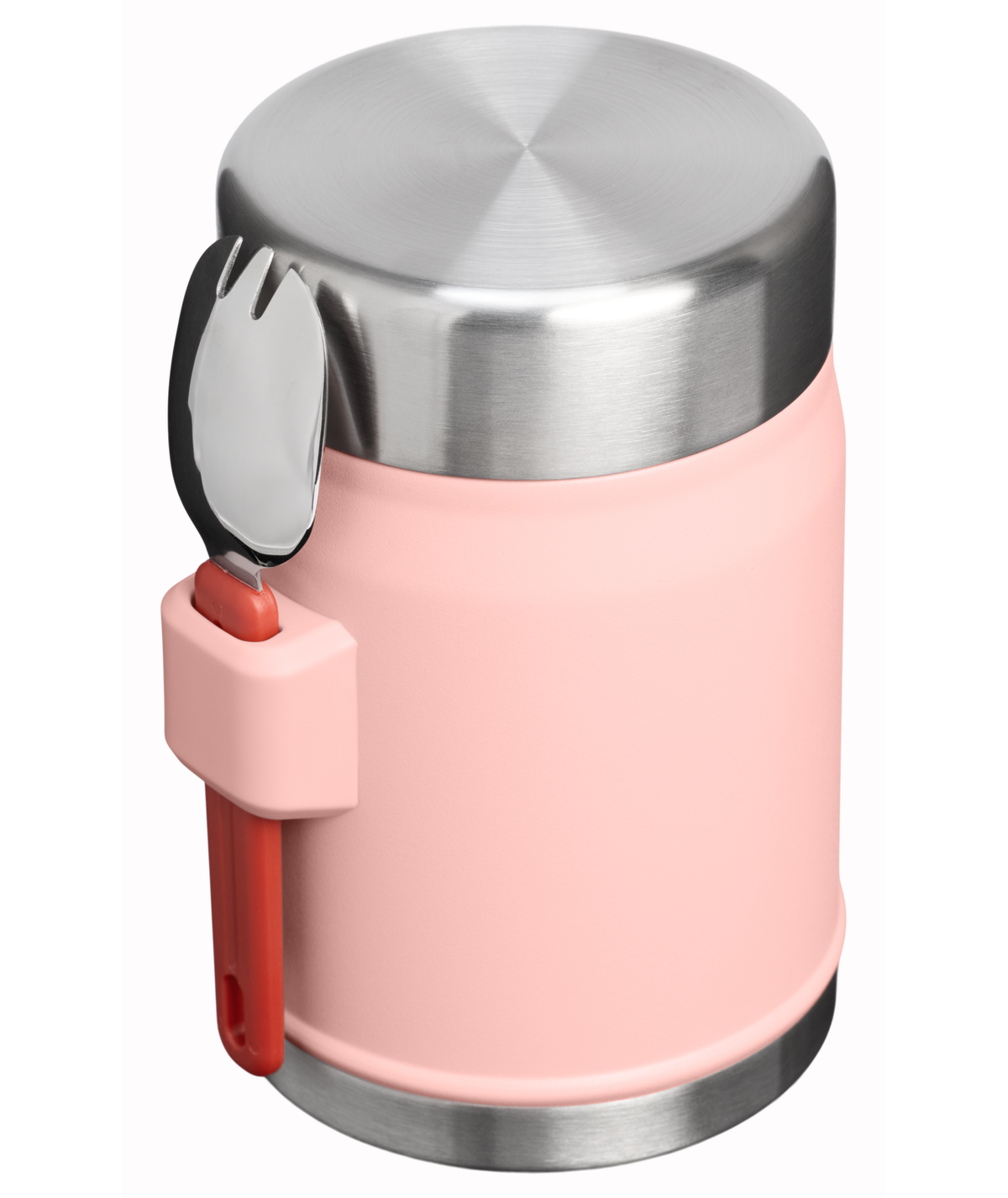 Pote Térmico com Garfolher Peach Rose | 414ml