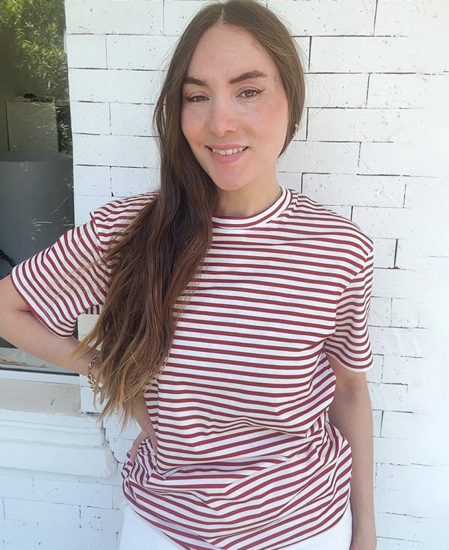 Camiseta Adulto Unissex | Listrinhas Vermelho