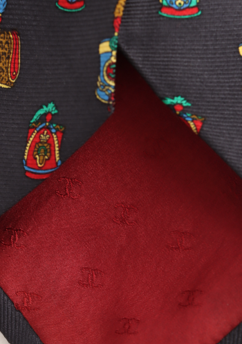 PRINTED SILK TIE