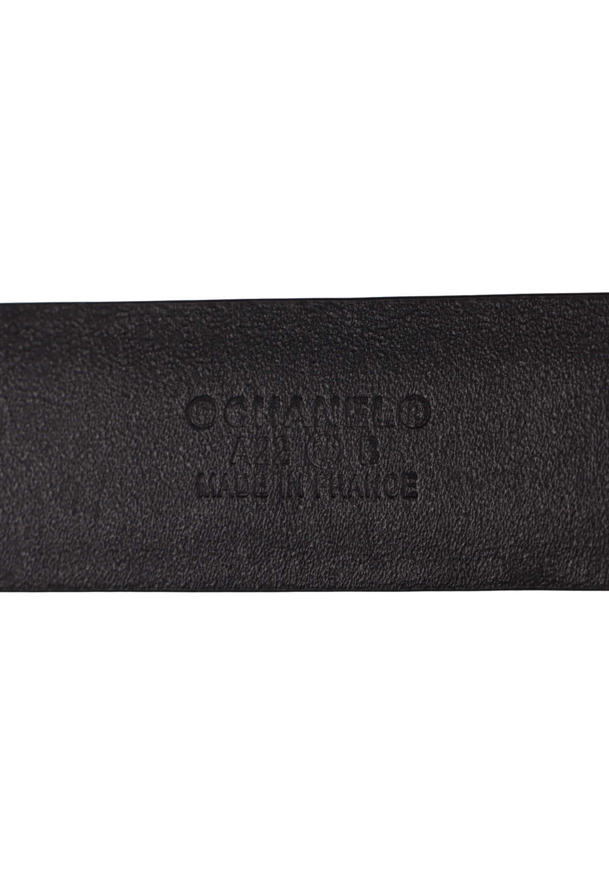 INTERLOCKING CC LOGO BELT