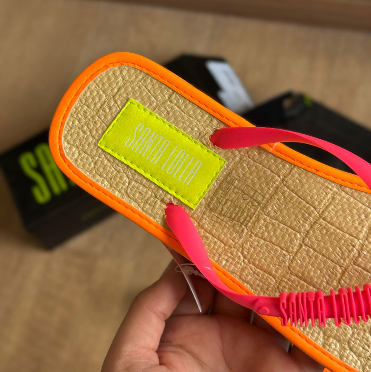 Chinelo Santa Lolla Detalhe Da Marca 06C1.5943