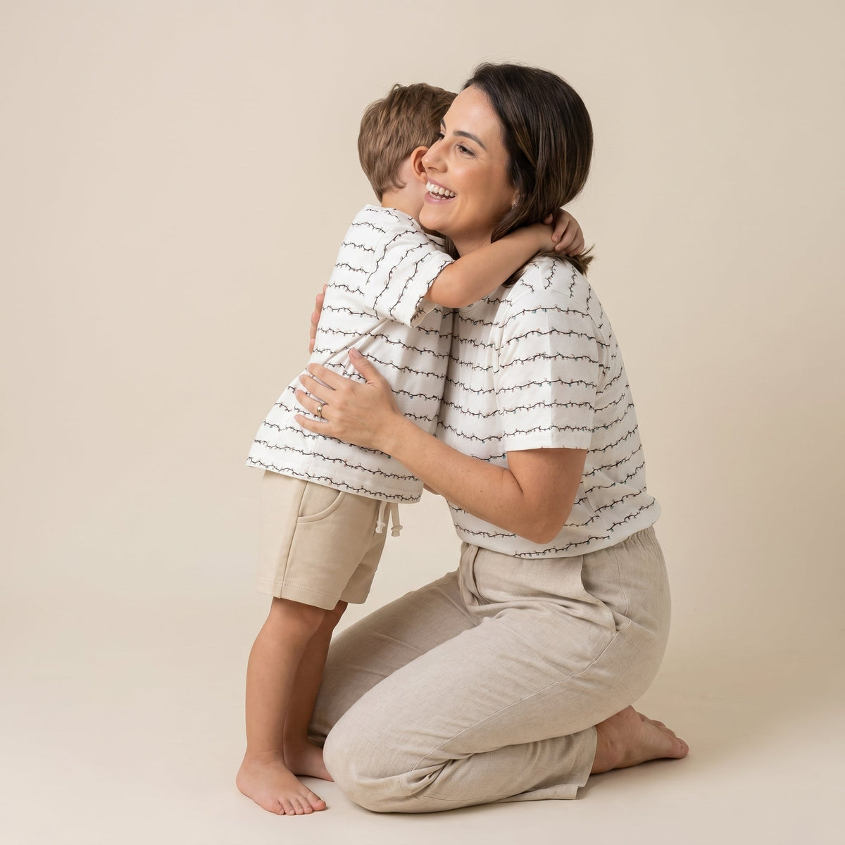 Kit Tal Mãe Tal Filho Camiseta Adulto + Camiseta Infantil | Lights