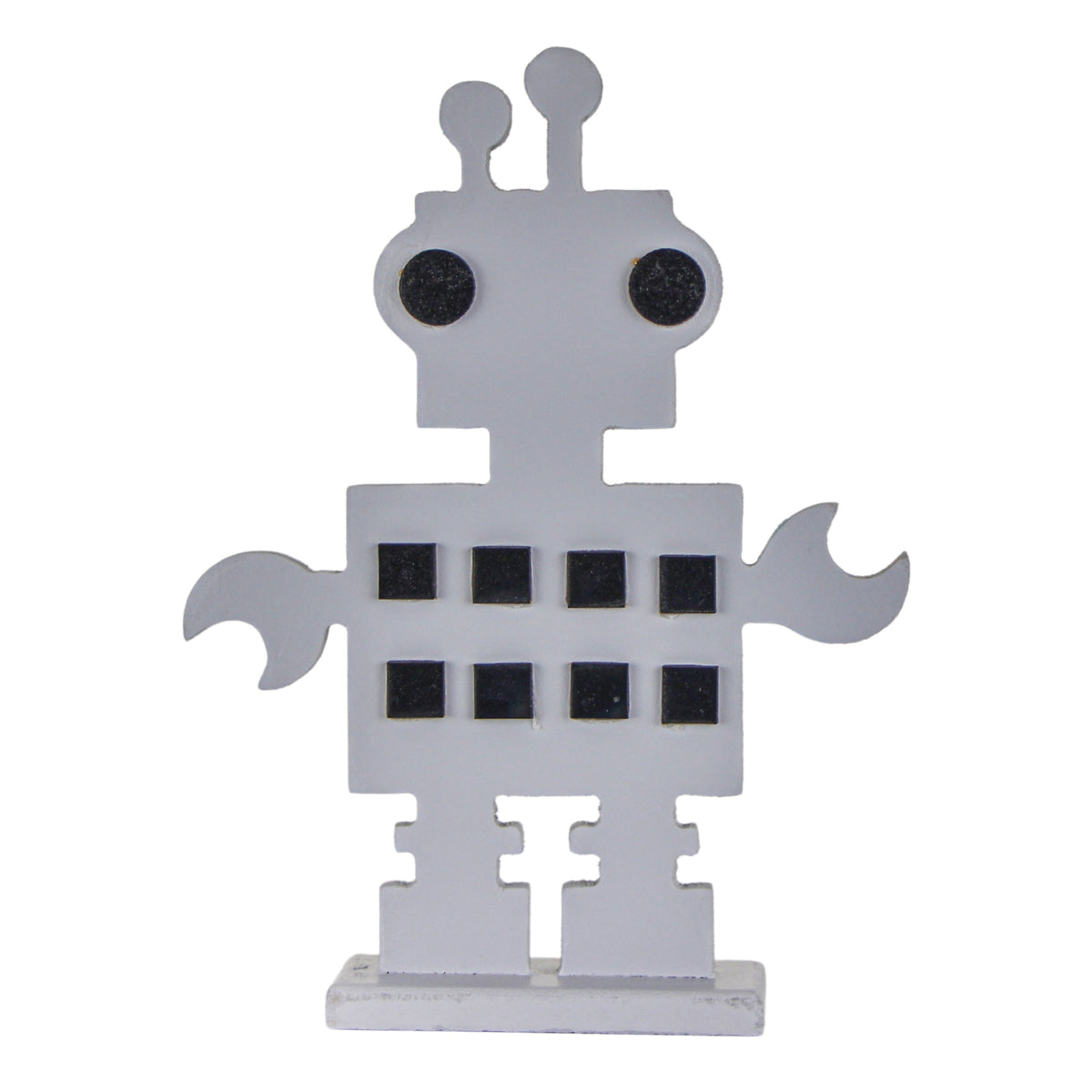 ADORNO ROBO CINZA M MAOZINHAS