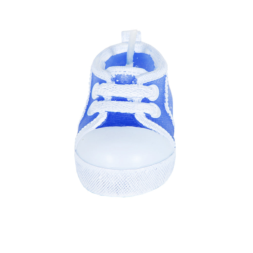 KIT COM 10 VELA SAPATINHO AZUL PERFUMADA