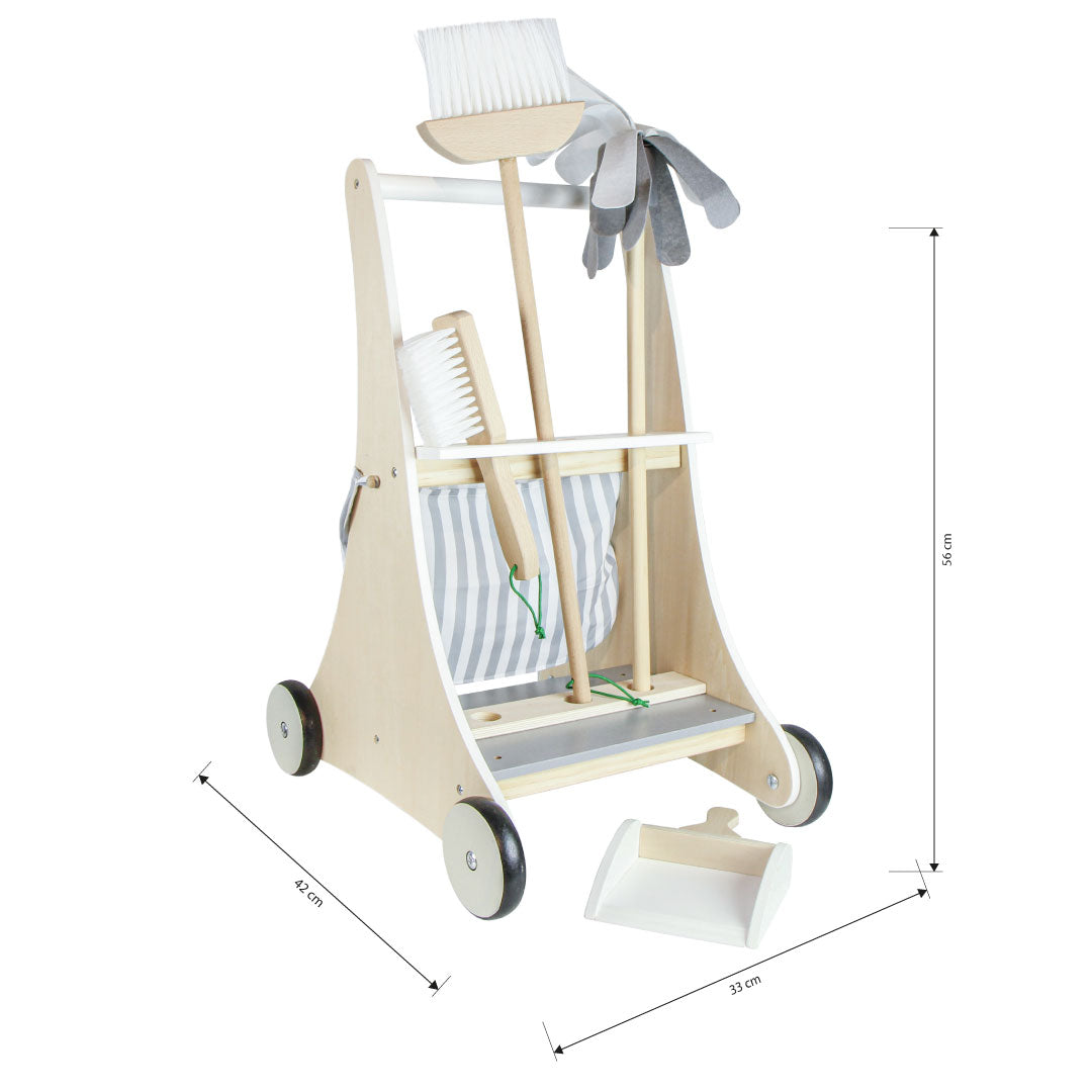 CARRINHO DE LIMPEZA COMPLETO 5PCS