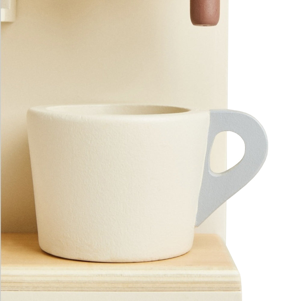 MAQUINA DE CAFE EXPRESSO, CAPSULAS E XICARA PARA BRINCAR