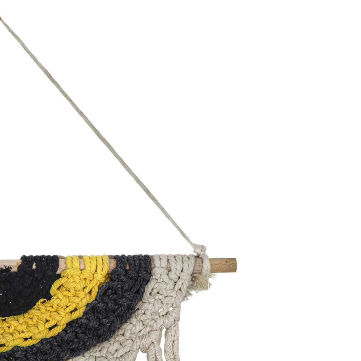 DECORACAO DE PAREDE EM CROCH� BEGE