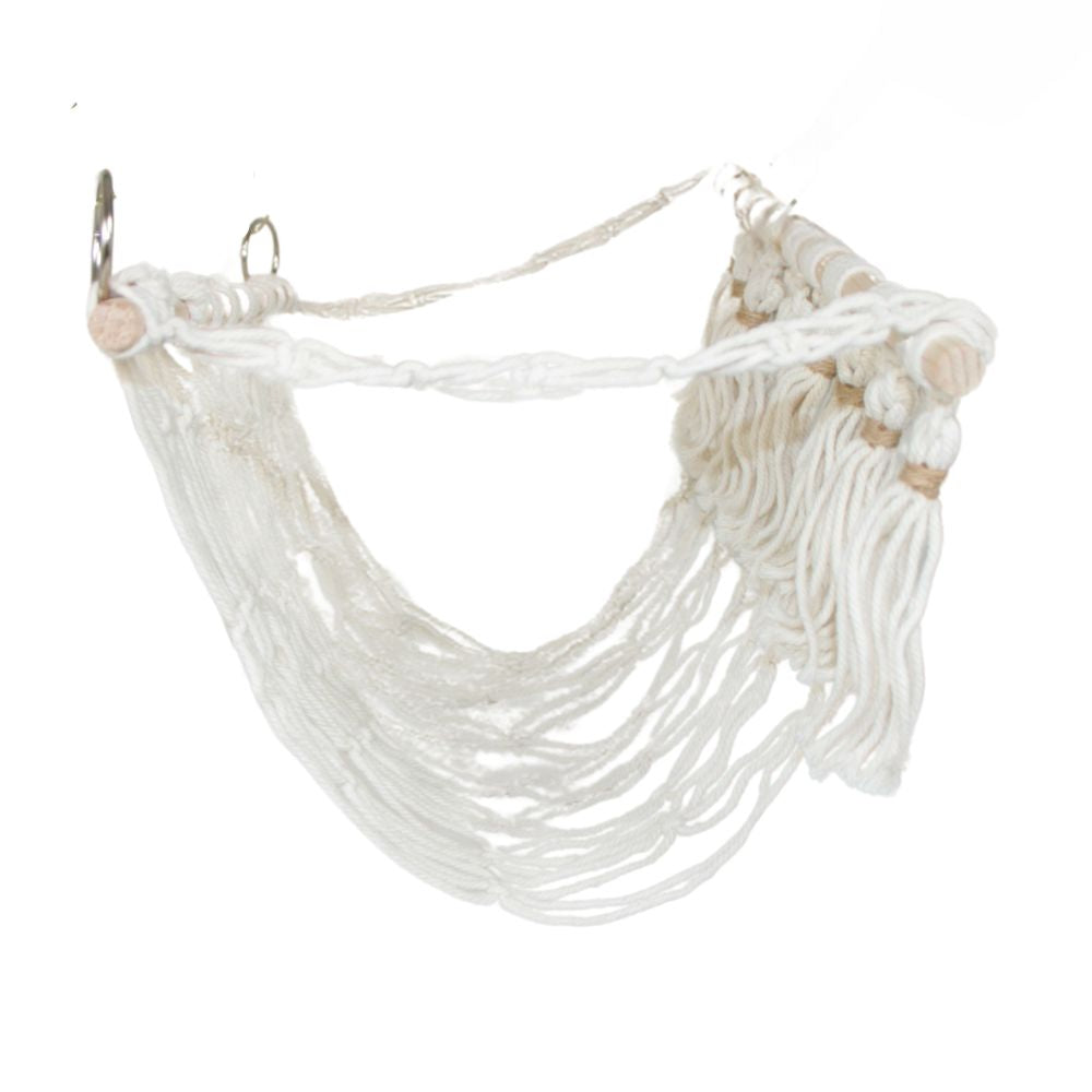 PORTA BICHO DE PELUCIA MACRAME