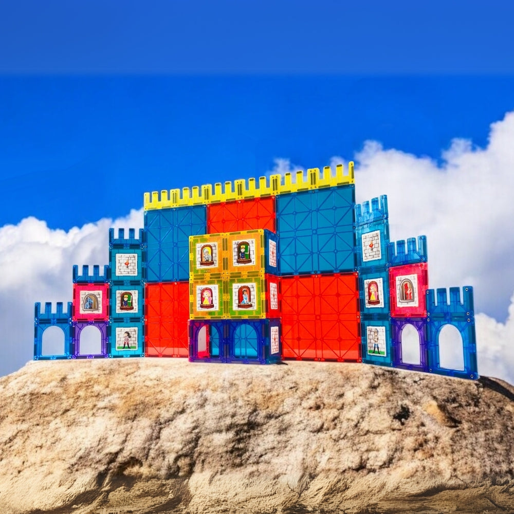 MagForma Blocos Magnéticos Castelo 56 peças