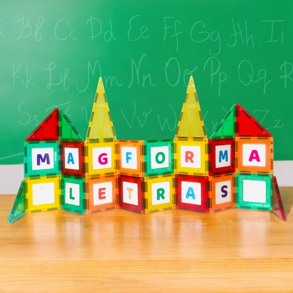 MagForma Blocos Magnéticos Letras 40 peças