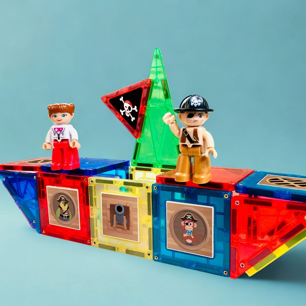 MagForma Blocos Magnéticos Piratas 28pcs