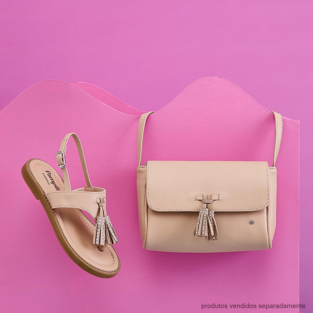 Sandália Infantil Pampili Maitê com Tassel Nude