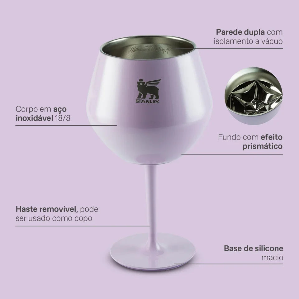 Taça Térmica Cocktail Glass Black Eclipse | 414ml