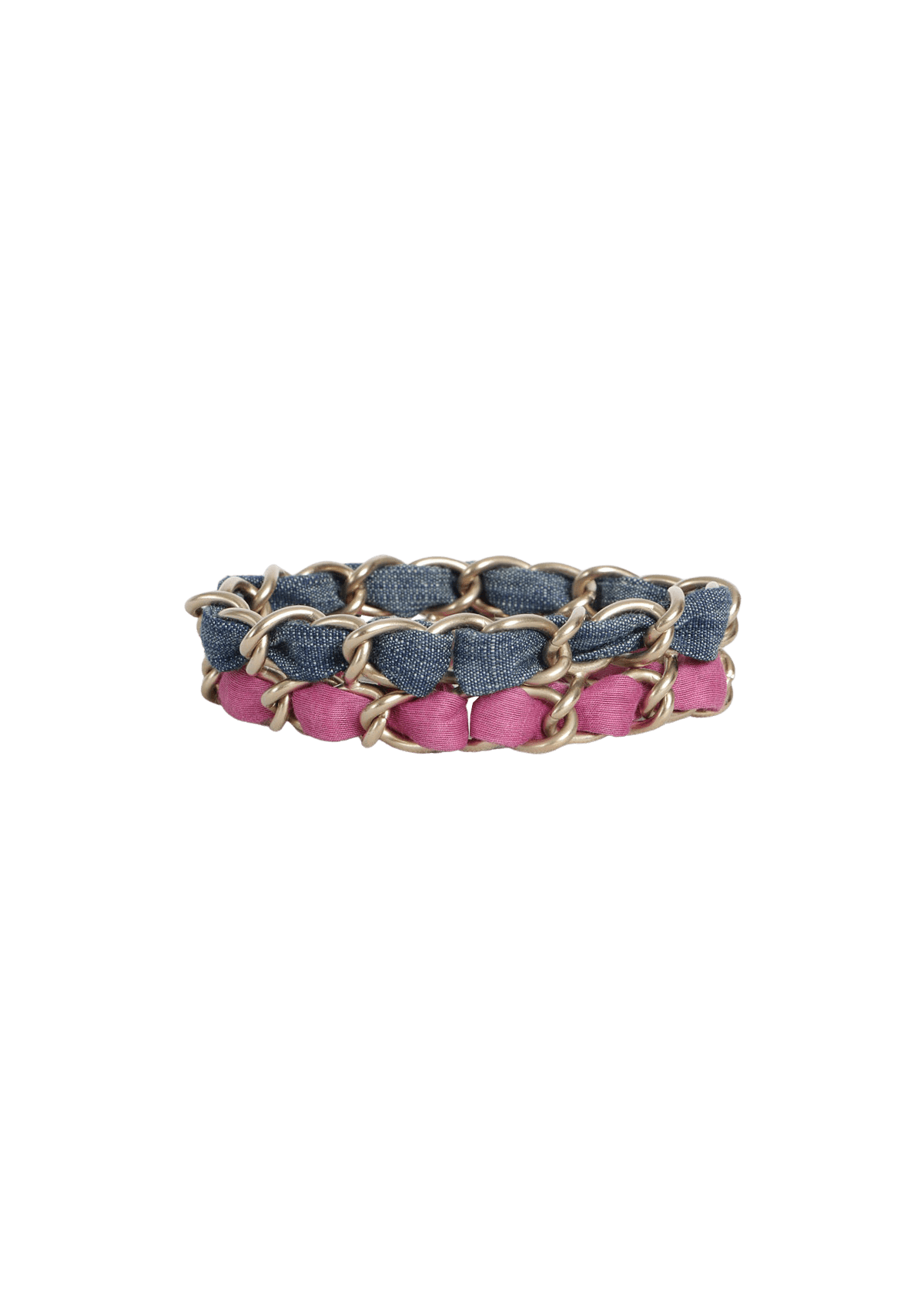 CC CHAIN TWO TONE BRACELET