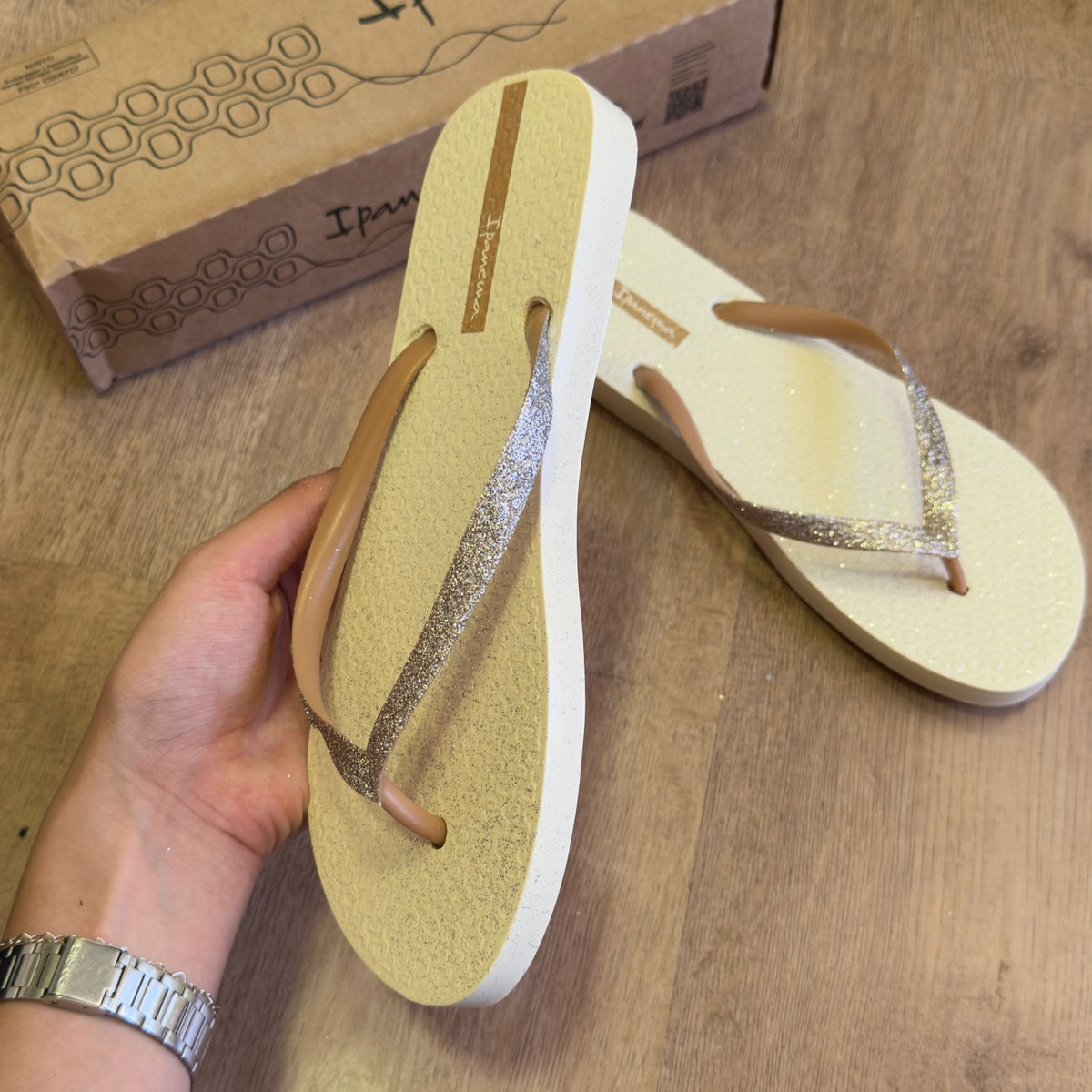 Chinelo De Dedo Ipanema Power Glitter 27456