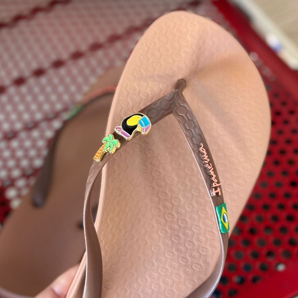 Chinelo De Dedo Ipanema Brasil 27509 + Pin Tucano e Coqueiro