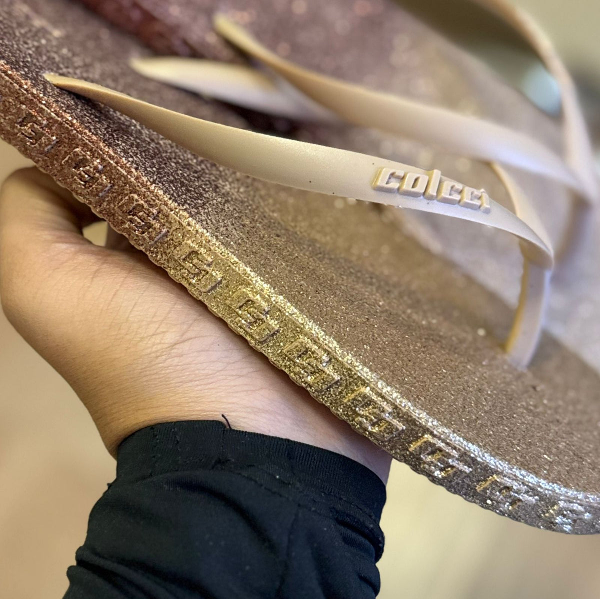 Chinelo De Dedo Colcci Embau Glitter 158.01.02458