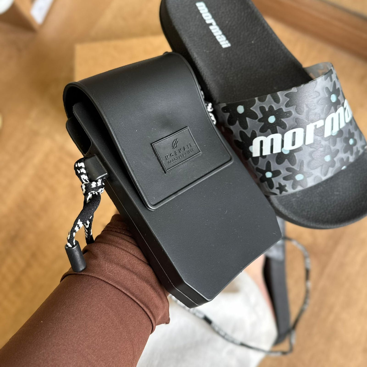 Sandália Slide Estampa Florida E Bolsa Mormaii - OFERTA