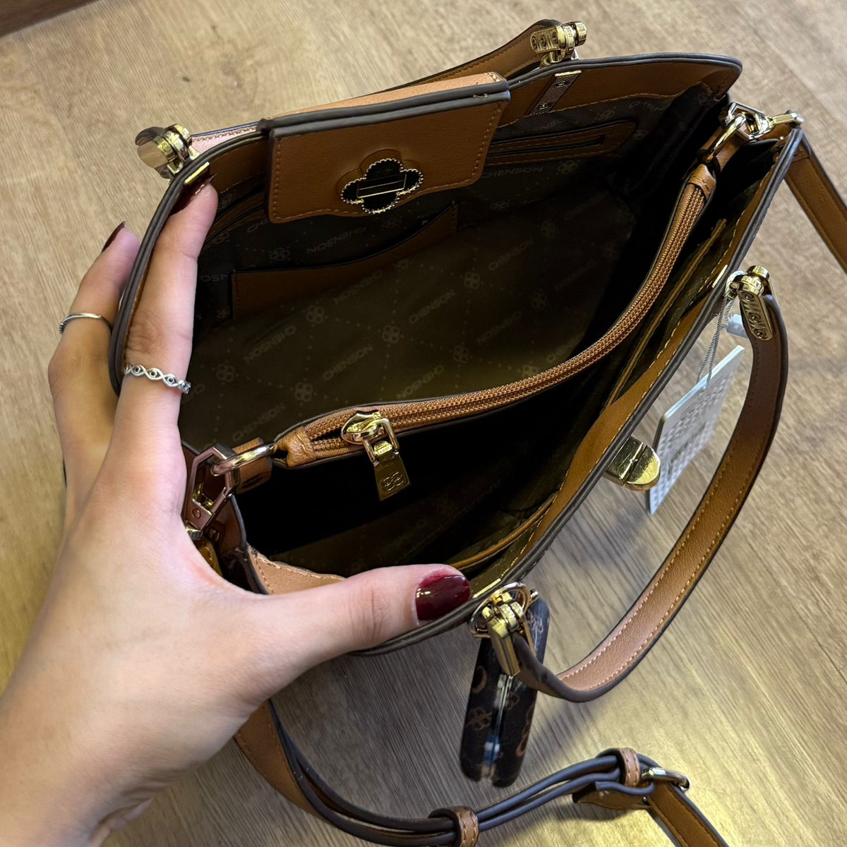 Bolsa Chenson Alça De Mão Monograma Elegance 3485500