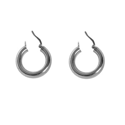 Argola de Prata Lisa - 55574