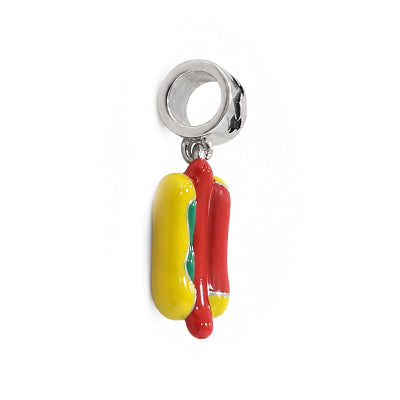 Berloque de Prata Cachorro Quente - 49169