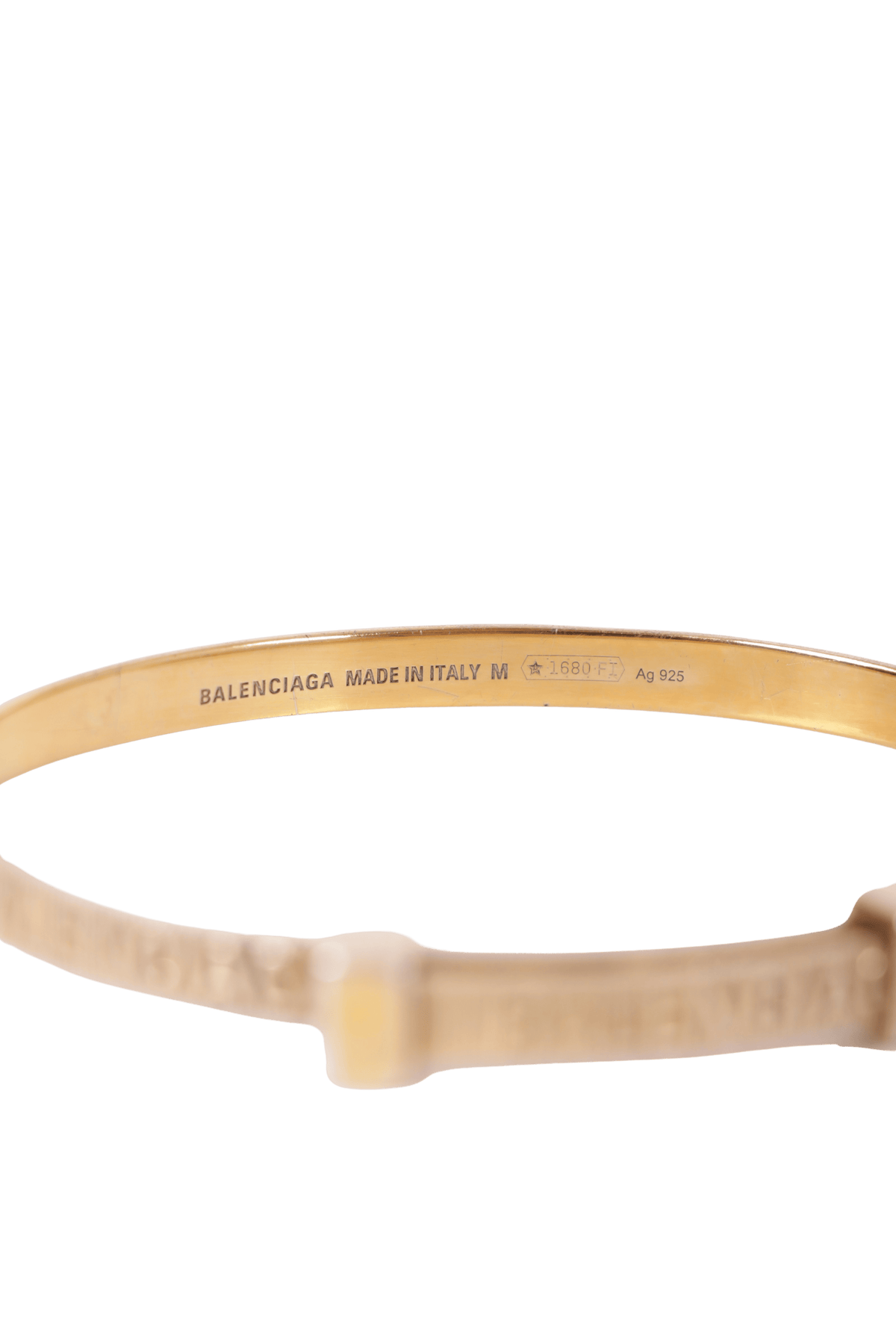 FORCE STRIPED BANGLE BRACELET