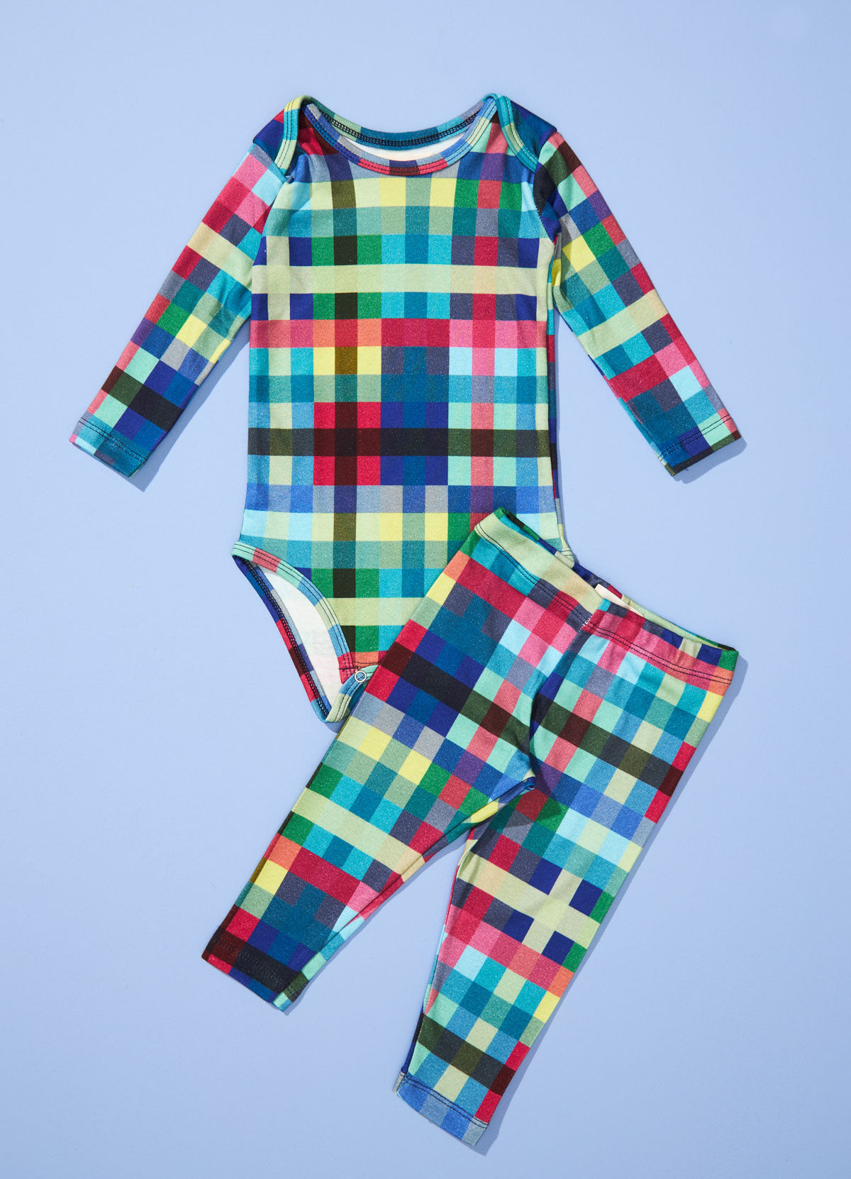 Conjunto Body Manga Longa - Xadrez Aventura