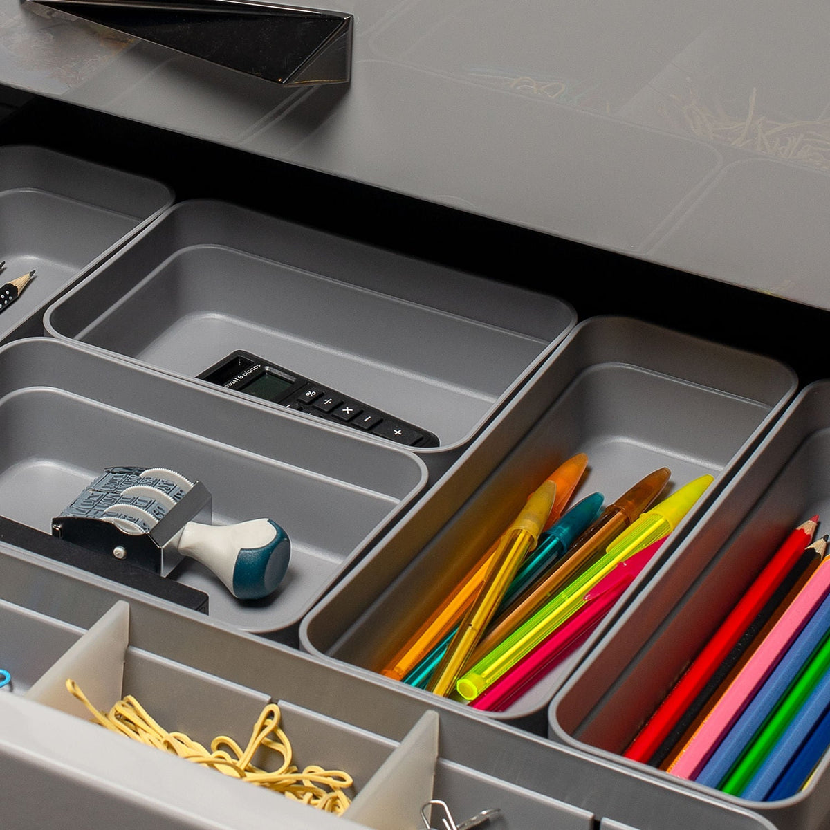 Kit de Organizador de Gavetas Ou 4 Peças Linha Logic - Ou