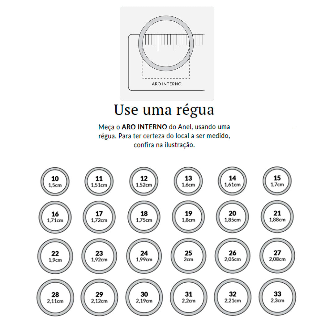 Anel de Prata com Ametista - 44918