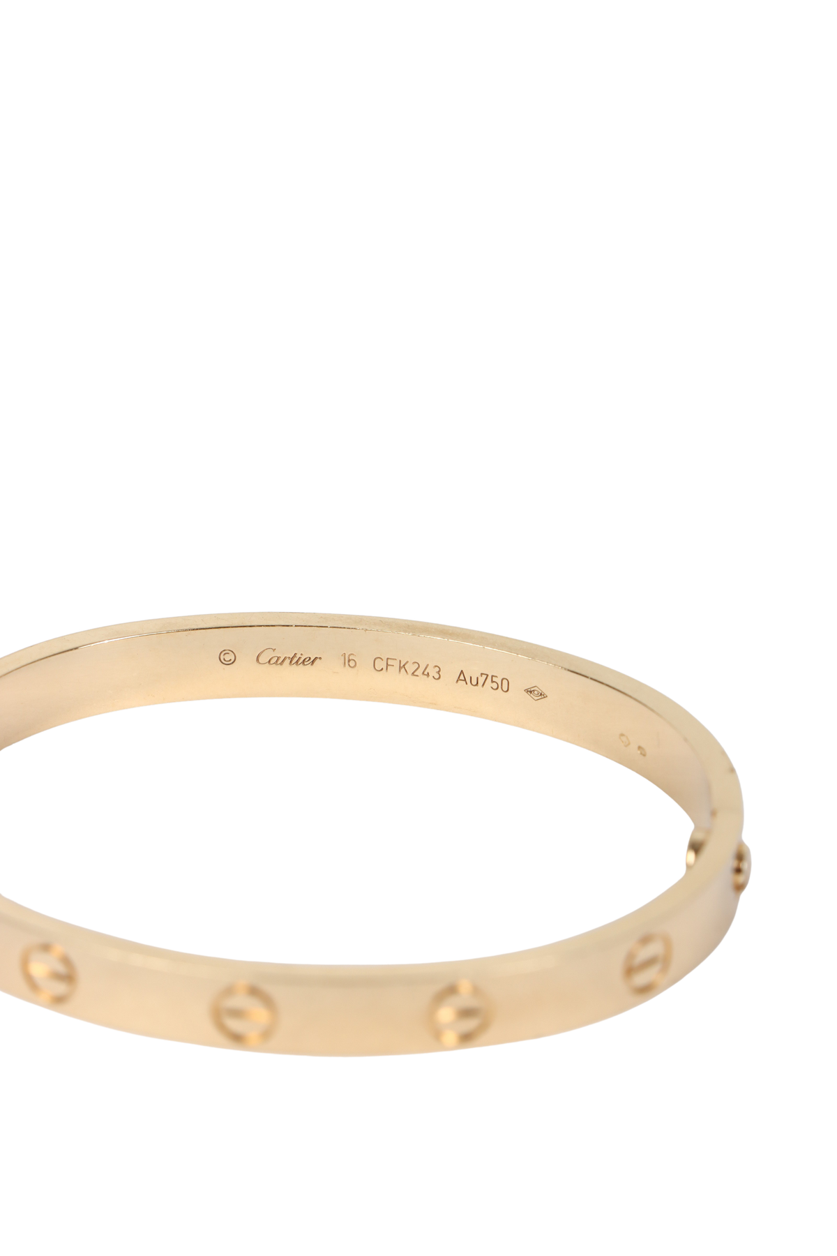 LOVE 18K BRACELET 16