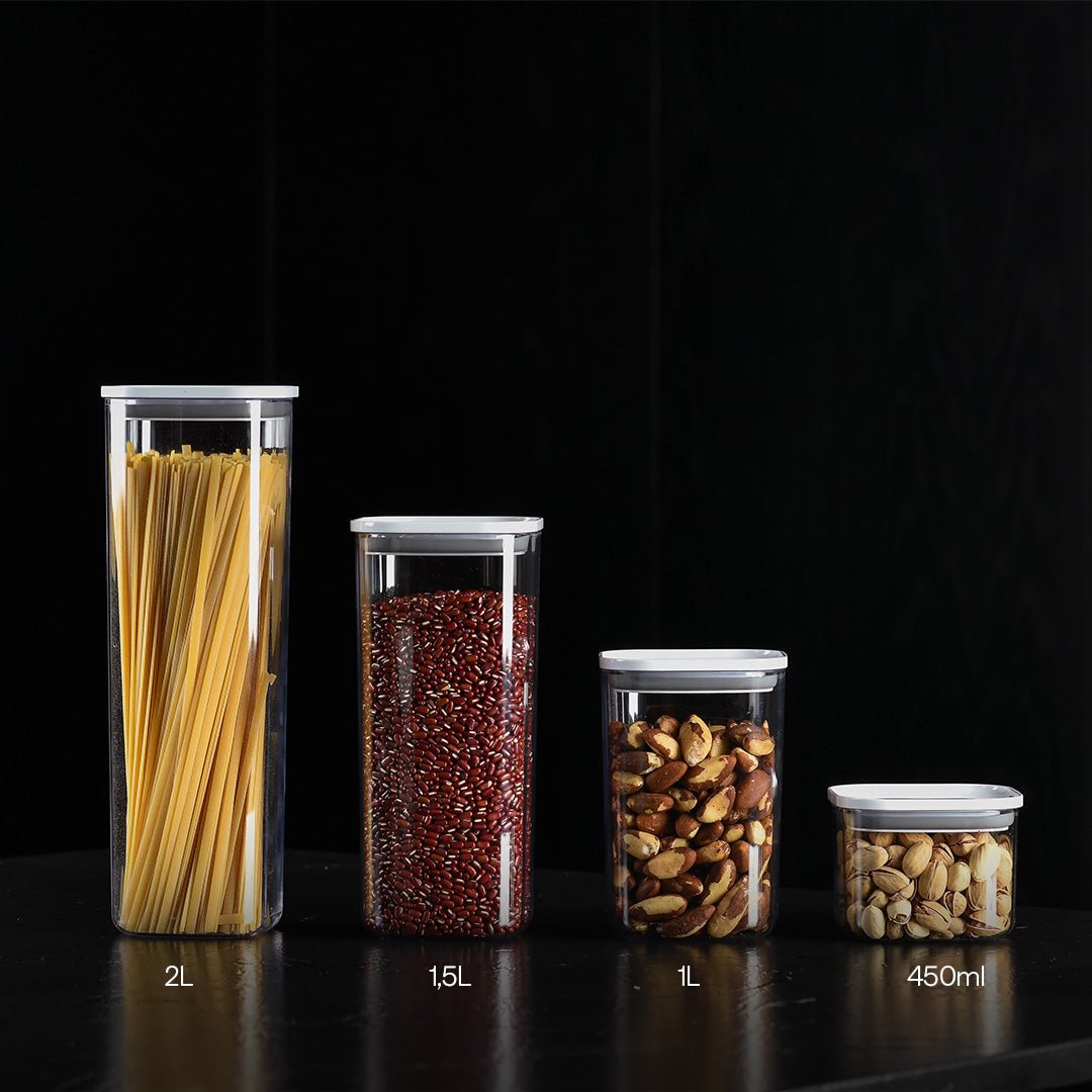 Pote Hermético Ou Quadrado 2L Linha Duo Lock - Ou