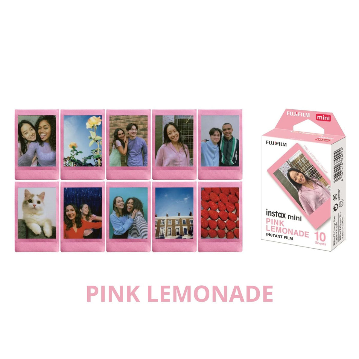 Combo Câmera Instantânea Fujifilm instax mini LiPlay™ Misty White + Filme instax™ a sua escolha 10 fotos