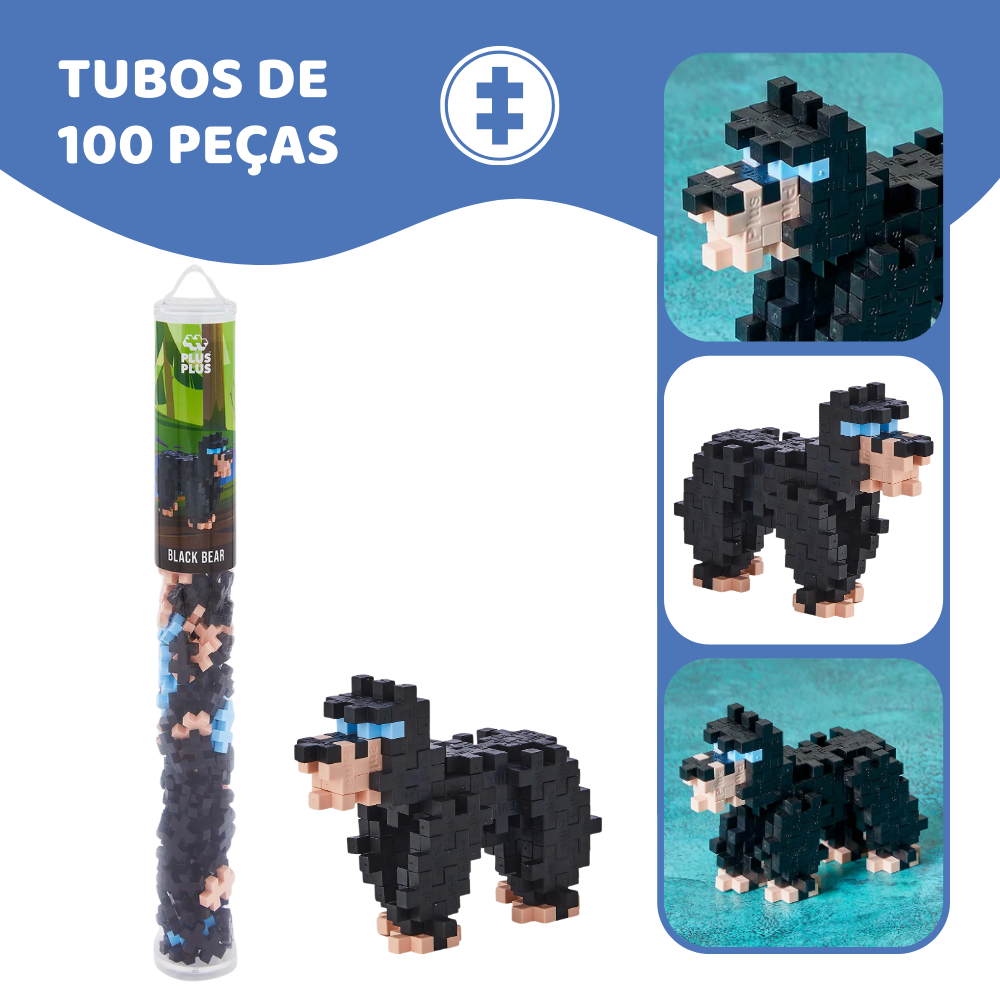 PlusPlus Tubo 100pcs Urso