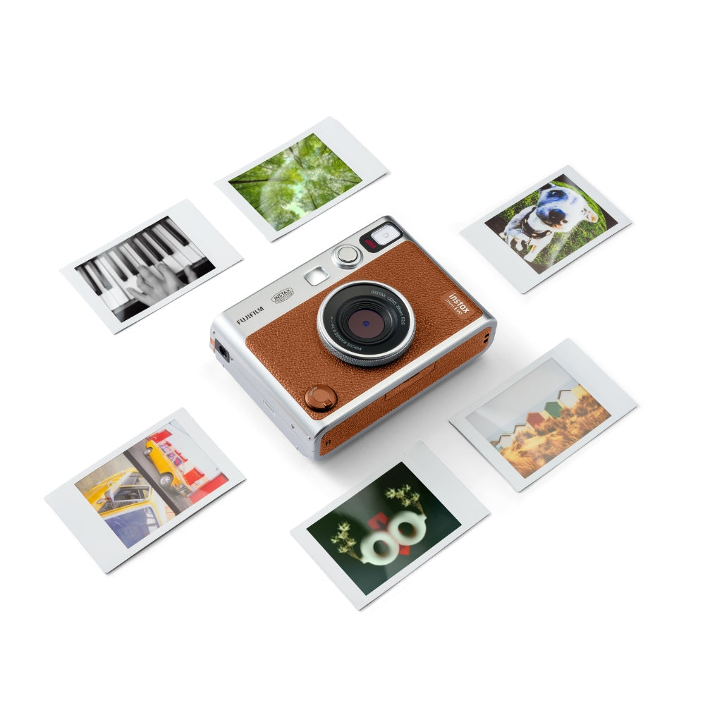 Câmera e Impressora para Smartphone Fujifilm instax mini Evo Brown