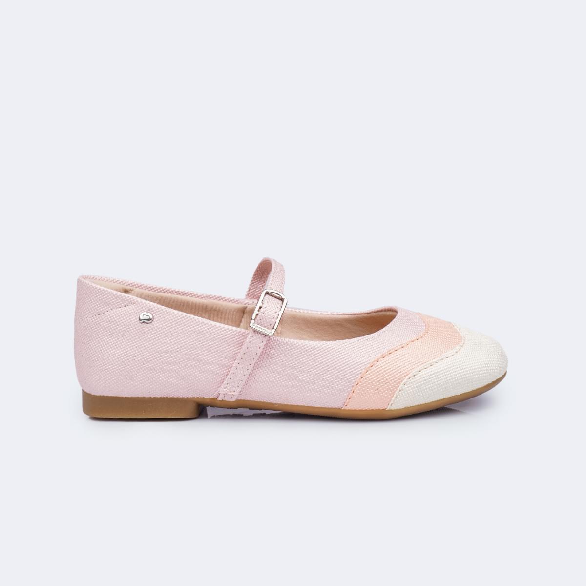 Sapatilha Infantil Pampili Ballet Mix de Cores Rosa